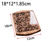 Labyrinth Wooden Maze Game for Kids, Teens Education and Fun Boys, and Girls