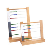 Preschool Math Learning Toy Wooden Abacus Toy for Preschool Elementary Gifts 23.5cmx7cmx33.5cm