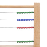 Preschool Math Learning Toy Wooden Abacus Toy for Preschool Elementary Gifts 23.5cmx7cmx21cm