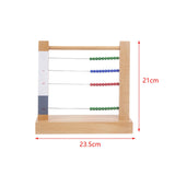 Preschool Math Learning Toy Wooden Abacus Toy for Preschool Elementary Gifts 23.5cmx7cmx21cm