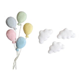 Newborn Photo Props Durable Photo Studio Lovely Infant Photo Backdrops Decor 5 balloons