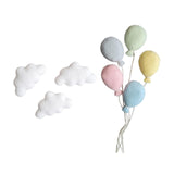 Newborn Photo Props Durable Photo Studio Lovely Infant Photo Backdrops Decor 5 balloons