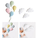 Newborn Photo Props Durable Photo Studio Lovely Infant Photo Backdrops Decor 5 balloons