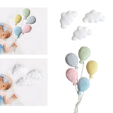 Newborn Photo Props Durable Photo Studio Lovely Infant Photo Backdrops Decor 5 balloons