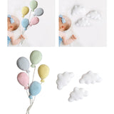 Newborn Photo Props Durable Photo Studio Lovely Infant Photo Backdrops Decor 5 balloons