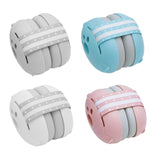 Ear Defenders with Elastic Headband Baby Ear Muffs for Infant Newborn Travel White