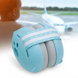 Ear Defenders with Elastic Headband Baby Ear Muffs for Infant Newborn Travel Blue