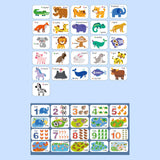 Montessori Toy Fine Motor Skills Practicing Portable Alphabet Pairing Puzzle