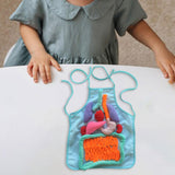 3D Organ Apron Science Children Learning Apron for School Viscera Body Parts blue