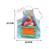 3D Organ Apron Science Children Learning Apron for School Viscera Body Parts Pink