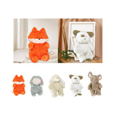 Stuffed Animal Plush Toy Cartoon Pillow Doll for Living Room Desktop Orange