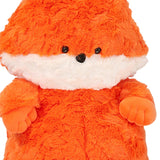 Stuffed Animal Plush Toy Cartoon Pillow Doll for Living Room Desktop Orange