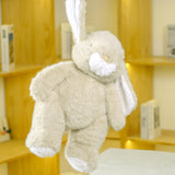 Maxbell Stuffed Animal Plush Toy Cartoon Pillow Doll for Living Room Desktop Rabbit