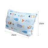 Baby Feeding Pillow Breastfeeding Cushion Baby Bottle Feeding Pillow Blue Fishes