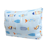 Baby Feeding Pillow Breastfeeding Cushion Baby Bottle Feeding Pillow Blue Fishes