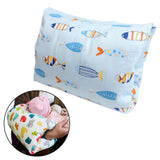 Baby Feeding Pillow Breastfeeding Cushion Baby Bottle Feeding Pillow Blue Fishes