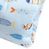 Baby Feeding Pillow Breastfeeding Cushion Baby Bottle Feeding Pillow Blue Fishes