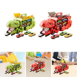 Dinosaur Transporter Truck Dinosaur Swallowing Truck for Kids Party Supplies green