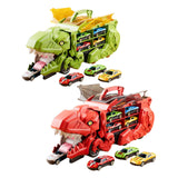 Dinosaur Transporter Truck Dinosaur Swallowing Truck for Kids Party Supplies green