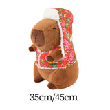 Stuffed Capybara Plush Toy Living Room Decoration for Boys Girls Kids Adults 35cm