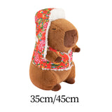 Stuffed Capybara Plush Toy Living Room Decoration for Boys Girls Kids Adults 35cm