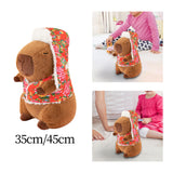 Stuffed Capybara Plush Toy Living Room Decoration for Boys Girls Kids Adults 35cm