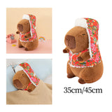 Stuffed Capybara Plush Toy Living Room Decoration for Boys Girls Kids Adults 35cm