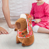 Stuffed Capybara Plush Toy Living Room Decoration for Boys Girls Kids Adults 35cm