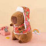 Stuffed Capybara Plush Toy Living Room Decoration for Boys Girls Kids Adults 35cm