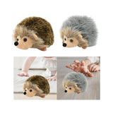 Hedgehog Stuffed Animal Doll Cuddly Hedgehog Plush Doll for Him Her Holidays light brown