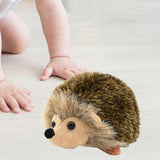 Hedgehog Stuffed Animal Doll Cuddly Hedgehog Plush Doll for Him Her Holidays light brown