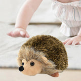 Hedgehog Stuffed Animal Doll Cuddly Hedgehog Plush Doll for Him Her Holidays light brown