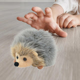 Hedgehog Stuffed Animal Doll Cuddly Hedgehog Plush Doll for Him Her Holidays dark gray