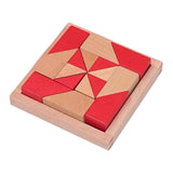 Wooden Blocks Puzzle Educational Brain Teaser Puzzle for Ages 4-8 Girls Boys