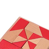 Wooden Blocks Puzzle Educational Brain Teaser Puzzle for Ages 4-8 Girls Boys