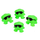 12Pcs Cute Squeaky Frogs Bathing Toy Dabbling Toy for Bathtub Toy Shower Toy