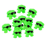 12Pcs Cute Squeaky Frogs Bathing Toy Dabbling Toy for Bathtub Toy Shower Toy