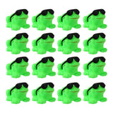 12Pcs Cute Squeaky Frogs Bathing Toy Dabbling Toy for Bathtub Toy Shower Toy