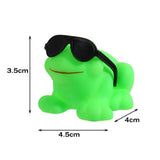 12Pcs Cute Squeaky Frogs Bathing Toy Dabbling Toy for Bathtub Toy Shower Toy