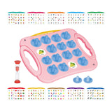 Match Memory Game Memory Memory Chess Board Game for Home Nurseries Ages 3-6 pink