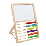 Writing Drawing Board Double Sided Easel with Counting Frame for Early Math