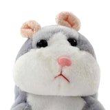 Talking Hamster Electronic Hamster Mouse Toy for Toddlers Kids Birthday Gift gray