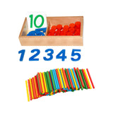 Maxbell Montessori Math Numbers Cards & Counters Set for Preschool Kids Kindergarten