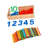 Maxbell Montessori Math Numbers Cards & Counters Set for Preschool Kids Kindergarten