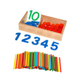Maxbell Montessori Math Numbers Cards & Counters Set for Preschool Kids Kindergarten