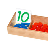 Maxbell Montessori Math Numbers Cards & Counters Set for Preschool Kids Kindergarten