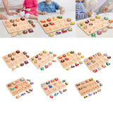 Wooden Shape Peg Puzzle Activity Fine Motor Skill for Toddlers Baby Children geometry