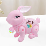 Baby Crawling Toy Movements Jumping Bunny Toy for Party Favor Gift Preschool Pink