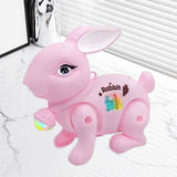 Baby Crawling Toy Movements Jumping Bunny Toy for Party Favor Gift Preschool Pink