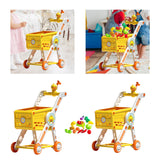 Shopping Cart Toy for Kids Supermarket Handcart for Boys Girls Ages 3 and up Only Shopping Cart